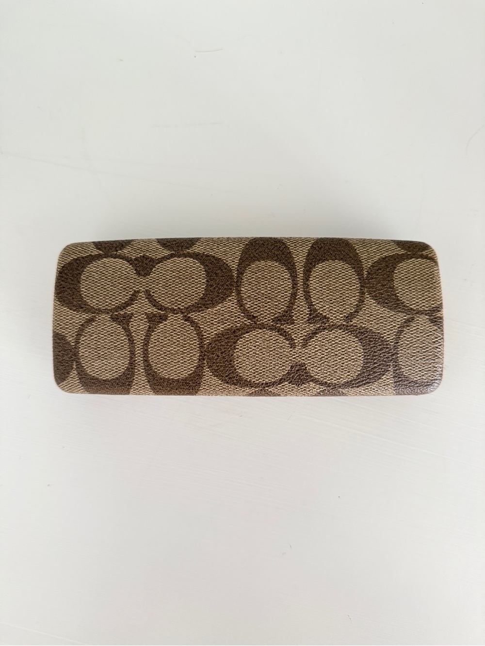 Coach Brown Signature Canvas Eyeglass Case - Picture 2 of 5